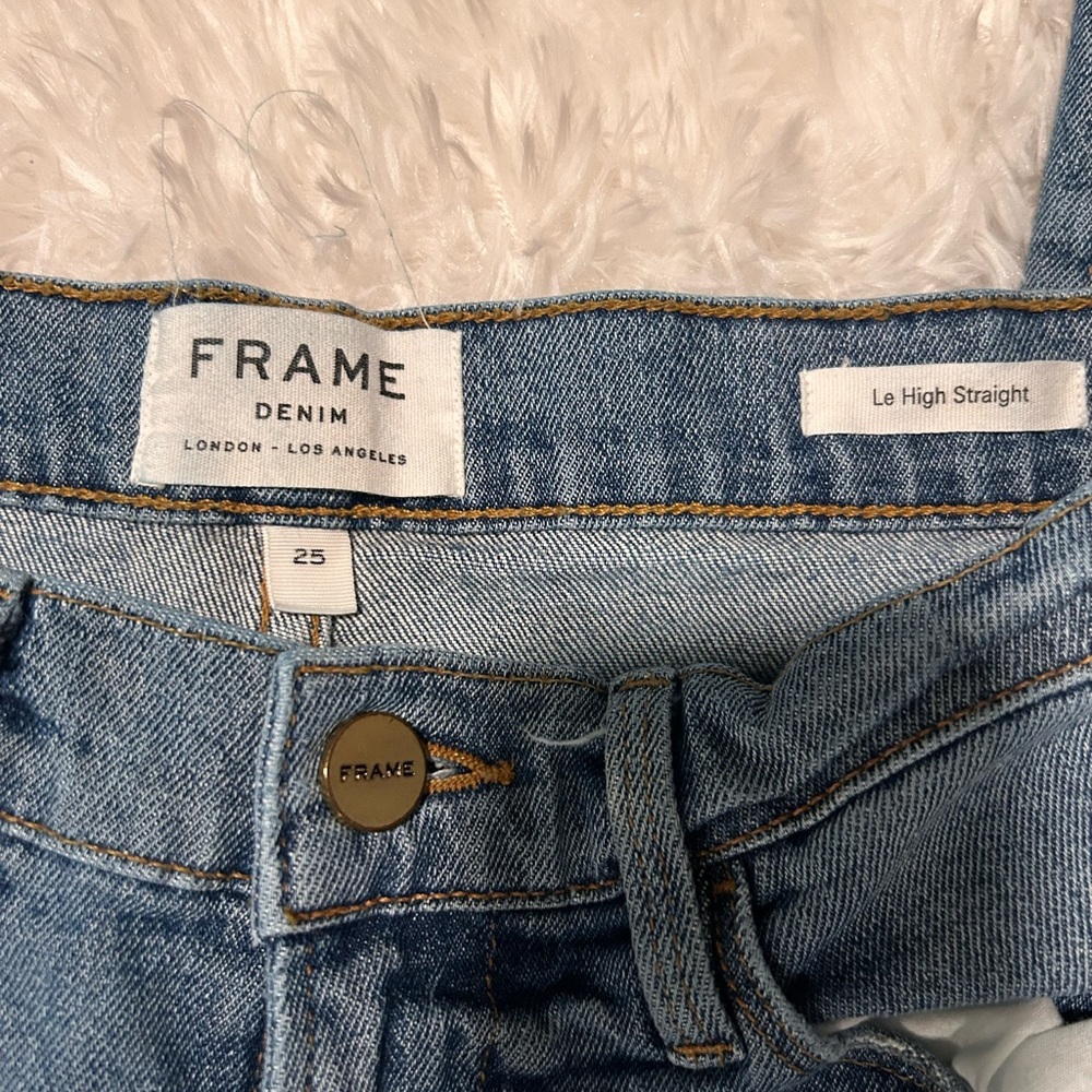 Frame Le High Straight Denim‎ | 25 - Picture 4 of 6